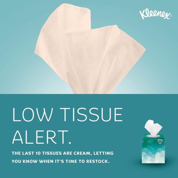 Kleenex Professional Facial Tissue, Bulk (21271), 2-Ply, White, Upright Cube Boxed Format, Designed for Business (90 Tissues/Box, 36 Boxes, 3,240 Sheets/Case) - Image 7