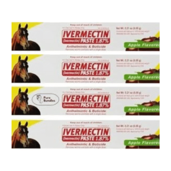 Horse Wormer Paste - 6.08 Grams (3 Pack) + Sticker Included