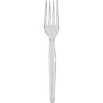 Clear Heavy-Weight Plastic Forks, 7.13", 1000/Case – Georgia-Pacific Dixie