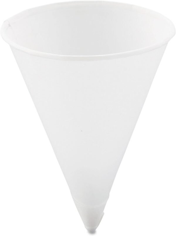 SOLO 42R-2050 4 oz White Paper Cone Cups (Case of 5000)
