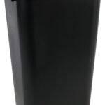 Boardwalk Wastebasket Black - 41 Quart Plastic Soft Sided (3485203)