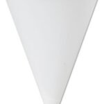 Solo Foodservice 42BR-2050 4.25 oz White Paper Cone Cups (Case of 5000)