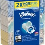 Kleenex Everyday Facial Tissues, 160 Tissues per Flat Box, 3 count
