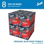 Scott 75190 Blue Shop Towels, Scott 75190 blue shop towels, Pop-up dispenser shop towels, 200 count shop towels box, Automotive maintenance paper towels, Disposable garage cleaning towels, Scott original shop towels 9x12, Multi-purpose blue shop towels, Scott shop towels bulk case, Heavy-duty paper towels for mechanics, Scott 75190 towel case 1600 count, disposable shop towels bulk,mechanic towels,workshop towels,disposable shop rags,mechanic paper towels,scott workshop towels,scott blue shop towels bulk,blue paper towels,best trash can deodorizers,mechanic shop towels,heavy duty paper towels,garage wipes,mechanic paper towel,shop towels lint free,blue disposable towels,heavy duty blue paper towels,lint free paper towels,blue heavy duty paper towels,paper towels bulk buy,arm and hammer car