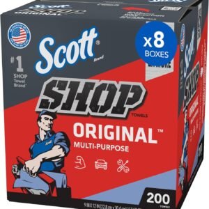 Blue Shop Towels Box