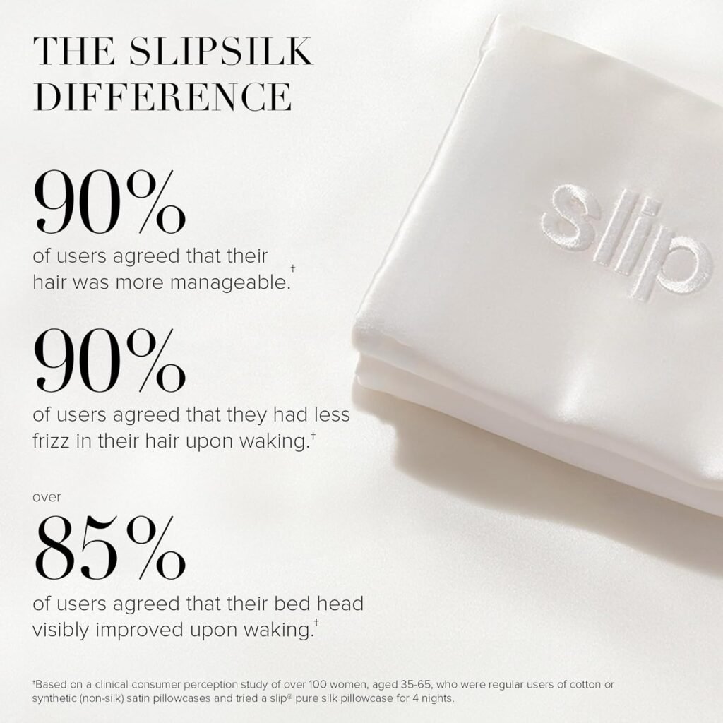 It is a Lifestyle Upgrade: Slip Silk Pillowcase White Queen Size is Not Just a Pillowcase 1 It is a Lifestyle Upgrade