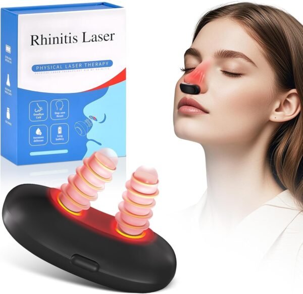 Portable Nasal Red Light Therapy Device